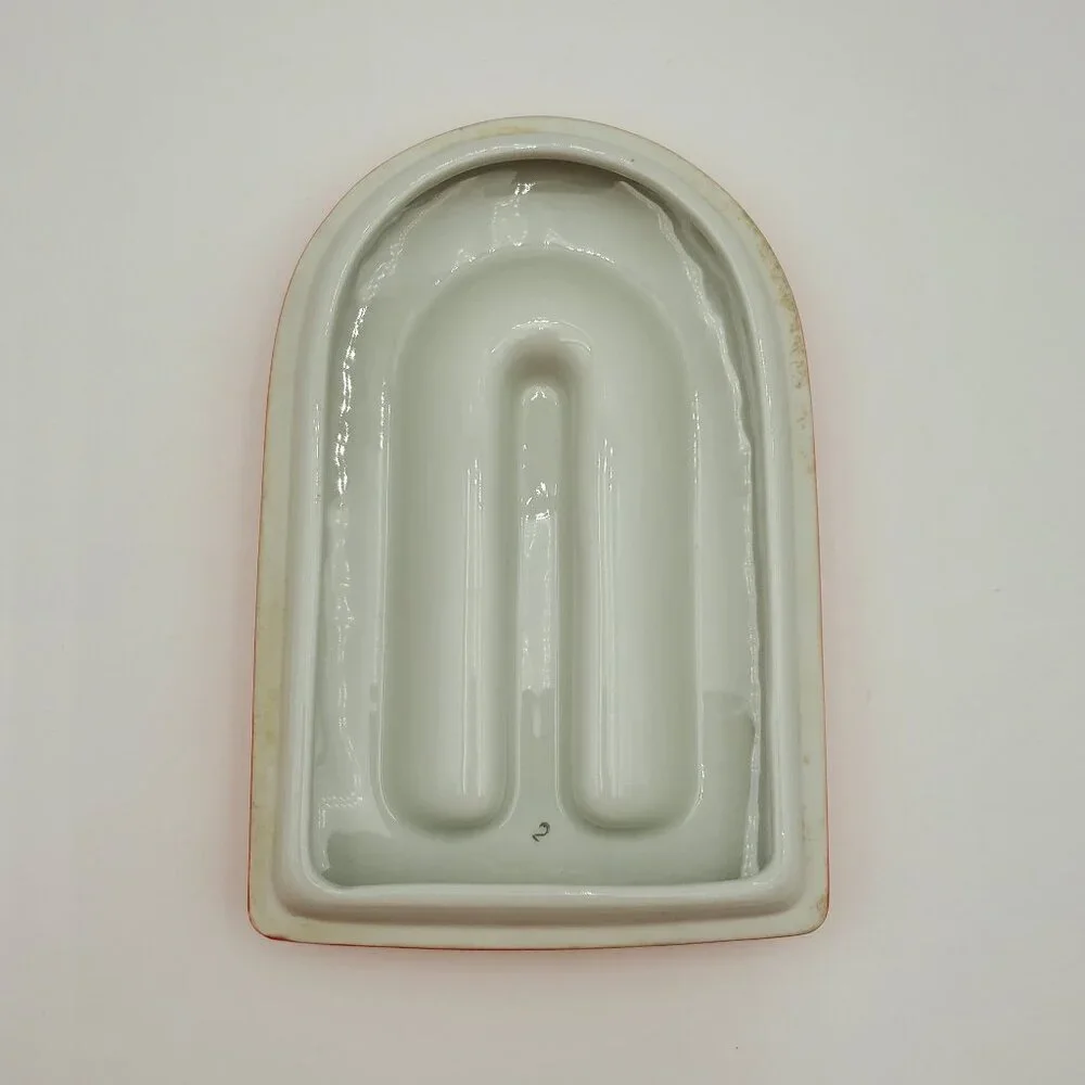 Hall China Company Westinghouse Orange Refrigerator Box Lidded Dish Fridgie - Picture 10 of 10